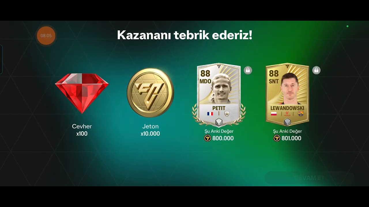 Fc mobile yine geri dönmek