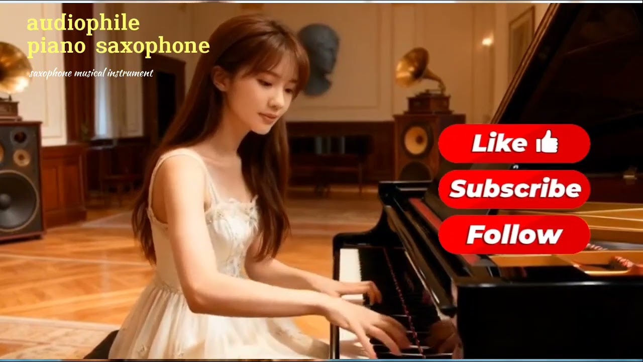 Nhạc Saxophone lãng mạn, audiophile piano saxophone