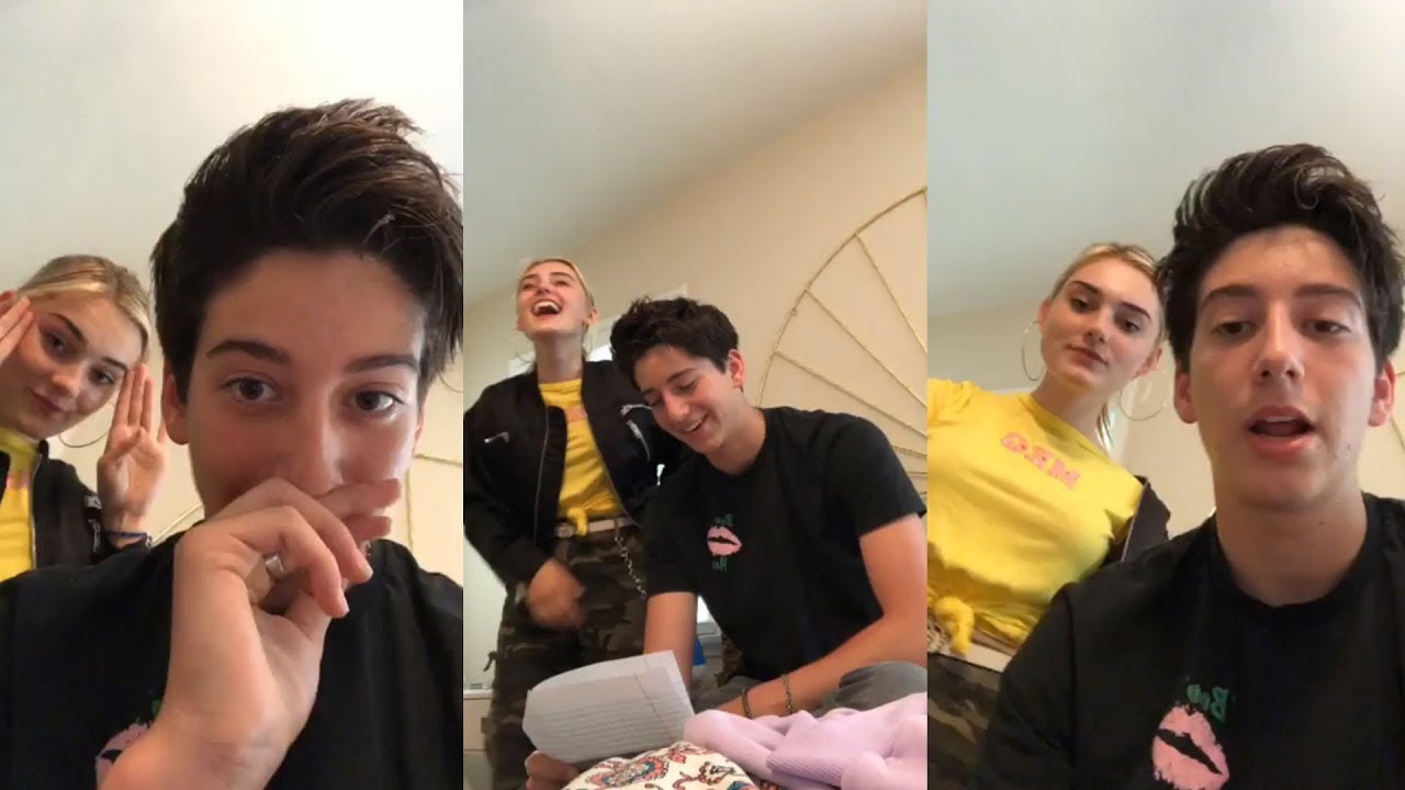 Meg Donnelly & Milo Manheim | Instagram Live Stream | 19 May 2018
