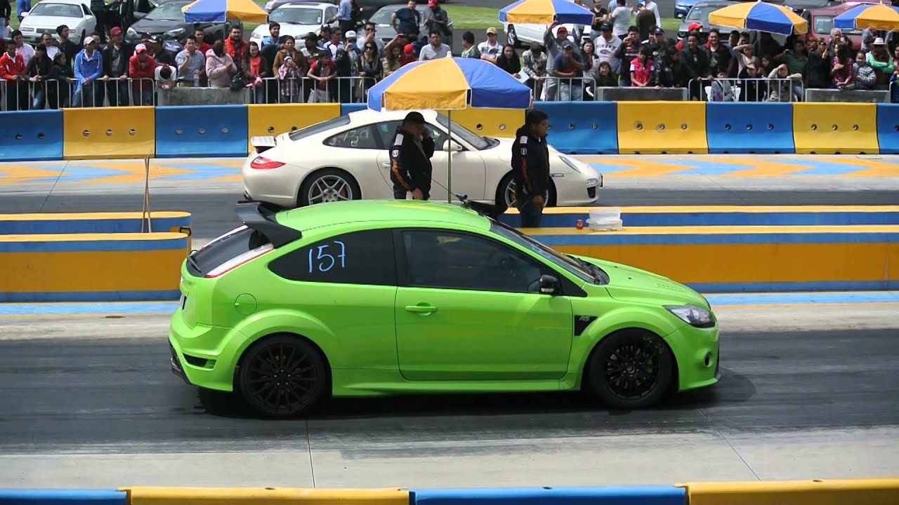 Porsche 911 Carrera VS Focus RS. Arrancones Pegaso. Octubre 2014