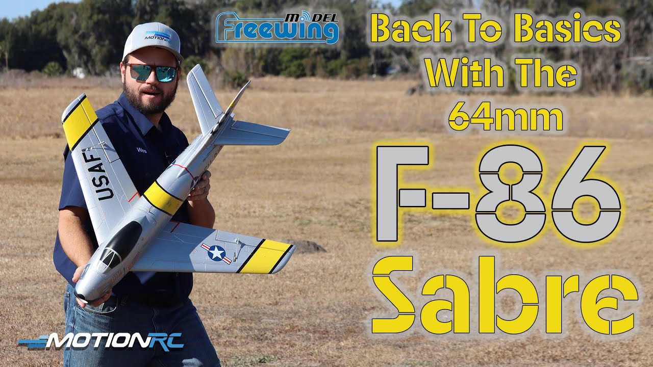 Возвращение к истокам с Freewing 64mm F-86 Sabre V2 | Motion RC