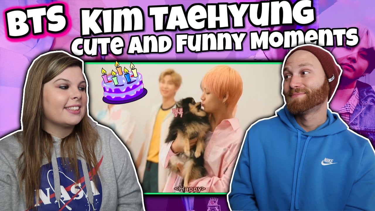 BTS Kim Taehyung - Cute and Funny Moments Birthday Reaction