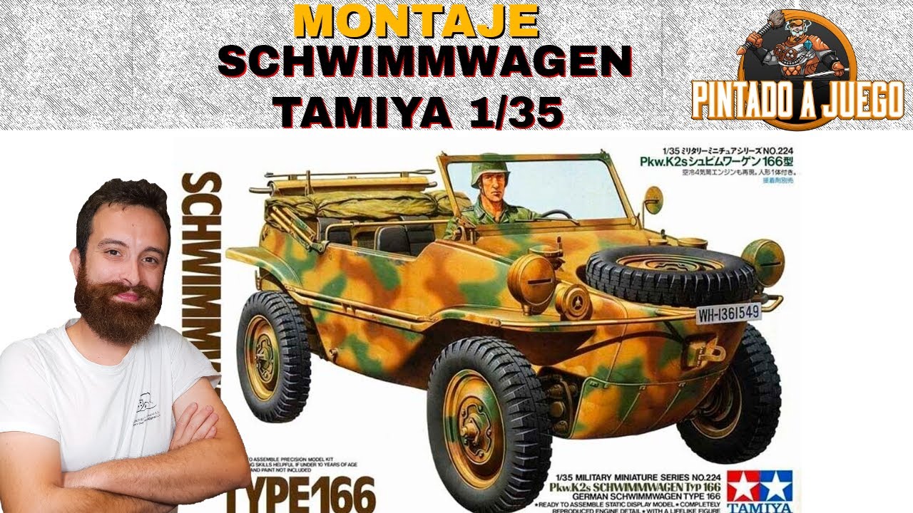 Cómo montar el Schimmwagen 1/35 de Tamiya