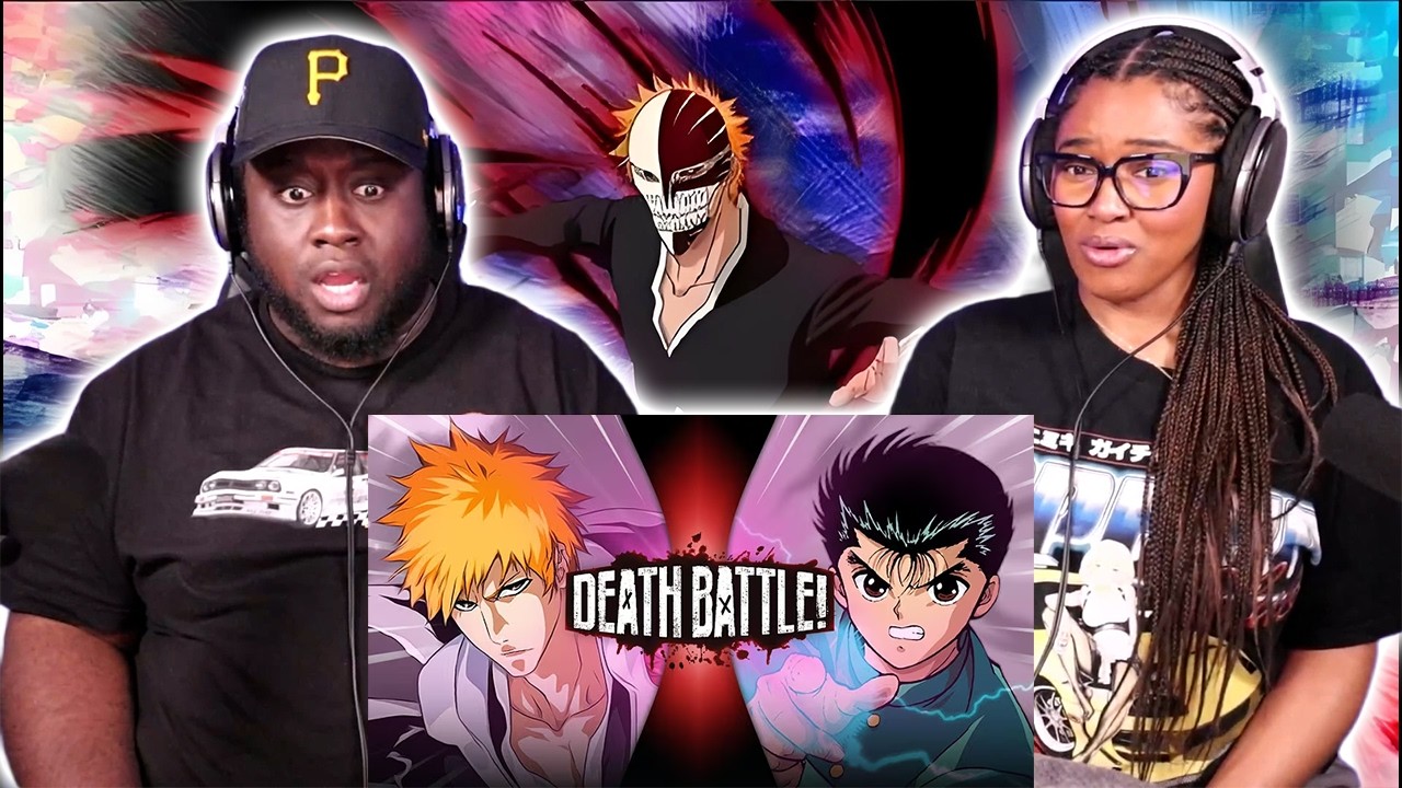 Kidd and Cee Reacts To Ichigo VS Yusuke (Bleach VS Yu Yu Hakusho) | DEATH BATTLE!