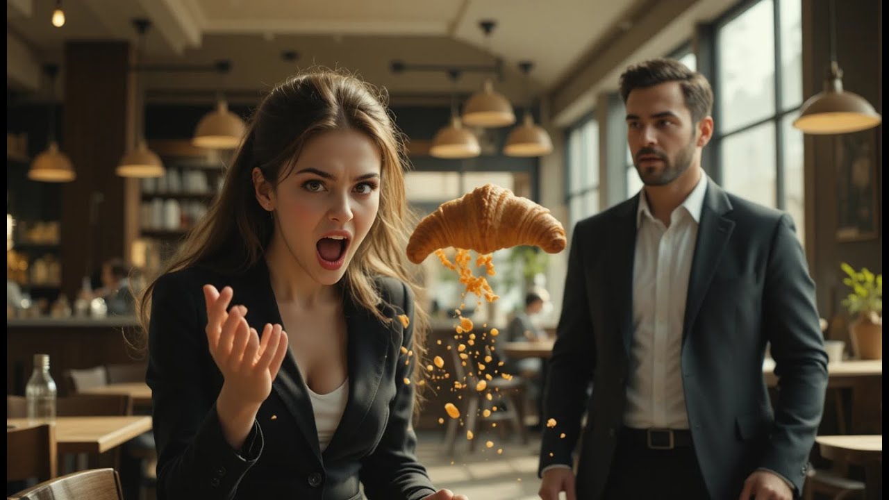 She Dropped the Croissant in Anger — What He Said Next Made Her Furious