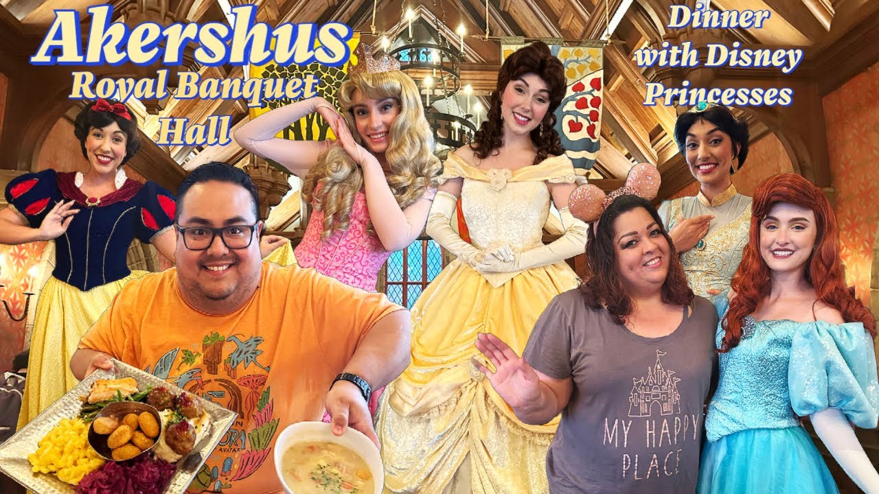 EPCOT Akershus Royal Banquet Hall 2023 | Disney Princesses & Norwegian Food | Walt Disney World