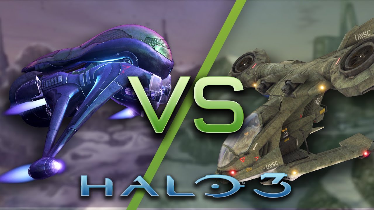 Halo 3 AI Battle - Banshees vs Hornets