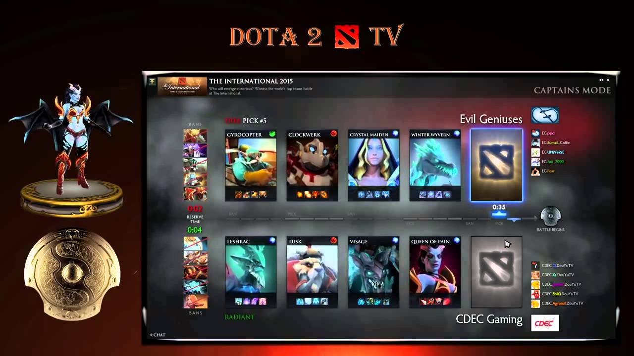 CDEC vs EG TI5 Final Game 2 bo5