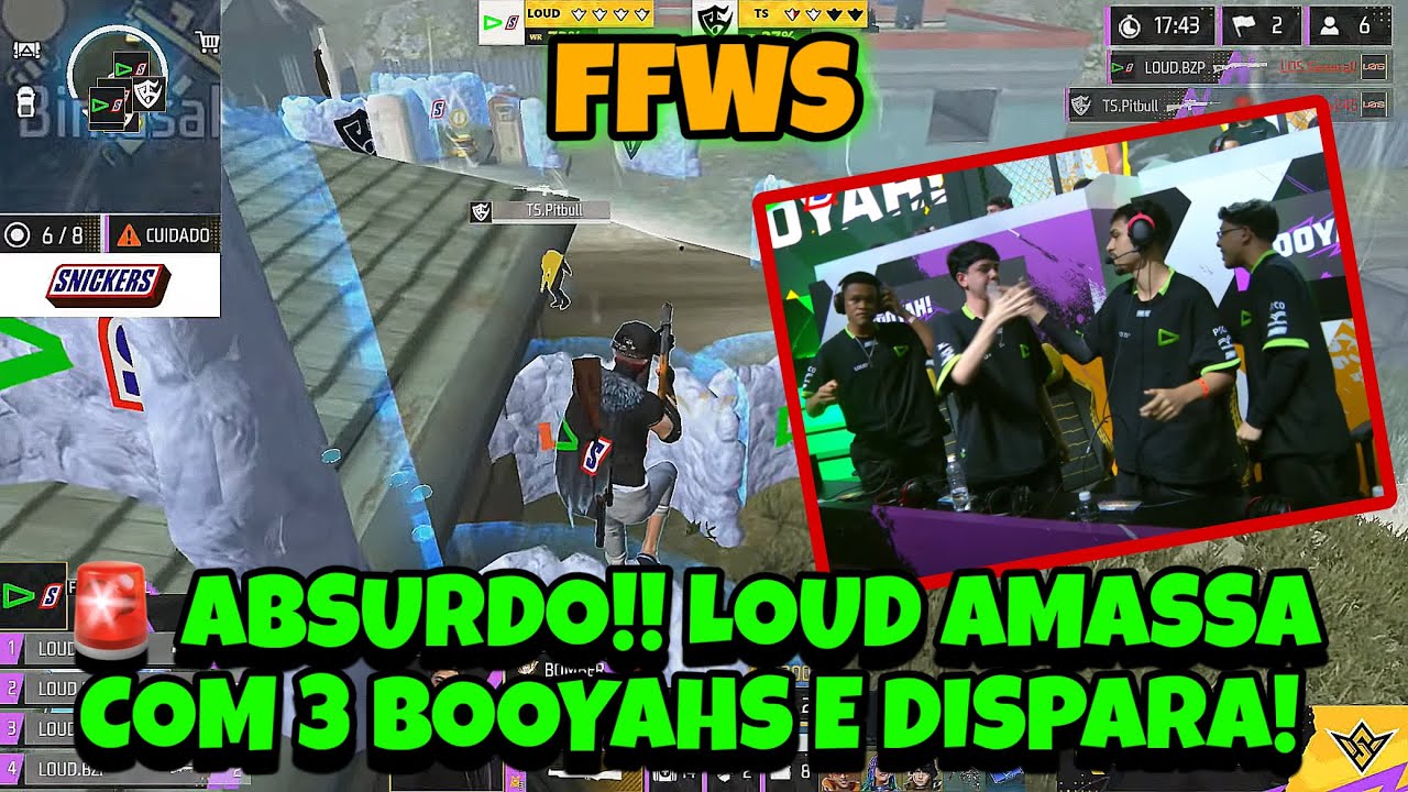 🏆 3 BOOYAHS!! LOUD HUMILHA E DISPARA NA LIDERAN&Ccedil;A COM MAIS DE 100 PONTOS