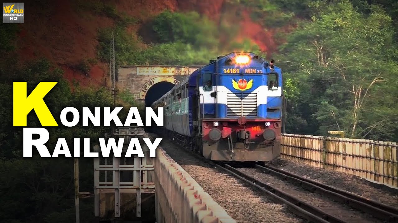 Konkan Railway passes through the mountains | Making Of Konkan Railway | World Documentary