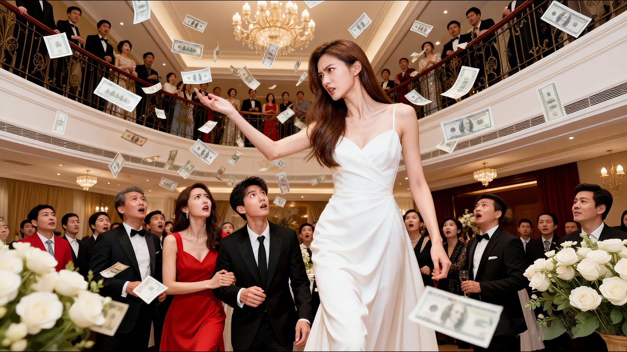 隱藏千金下嫁後竟被逼當小三血庫淪為傭人，她絕望離婚後恢復千金身份，在宴會上她揭穿小三的陰謀怒扇渣男，她要让曾经自己所受的屈辱全都千倍百倍还给他们！！#總裁#短劇全集#熱劇#爱情#腹黑#都市#復仇#重生