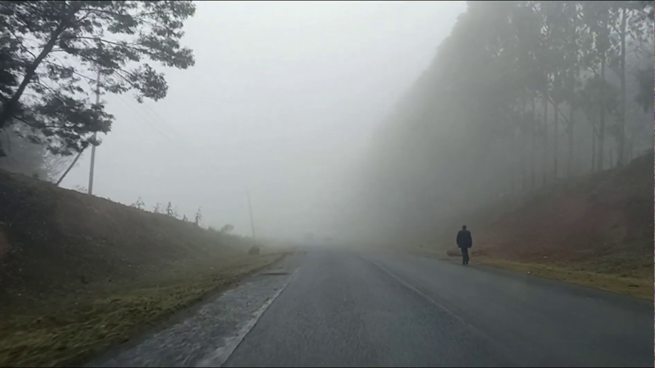 Chilly and Foggy Morning around Kikuyu Town Kenya
