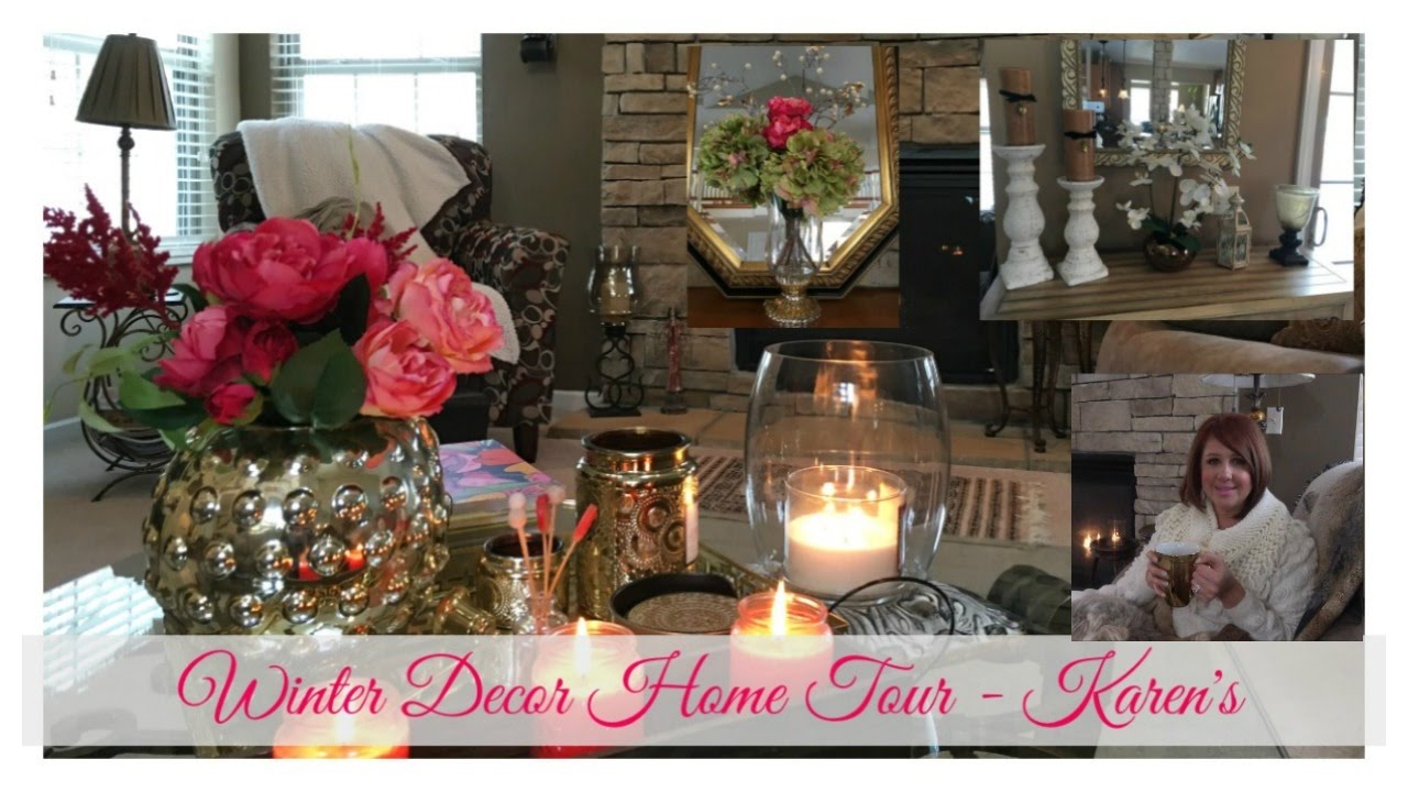 Winter Decor Home Tour | Karen's | The2Orchids