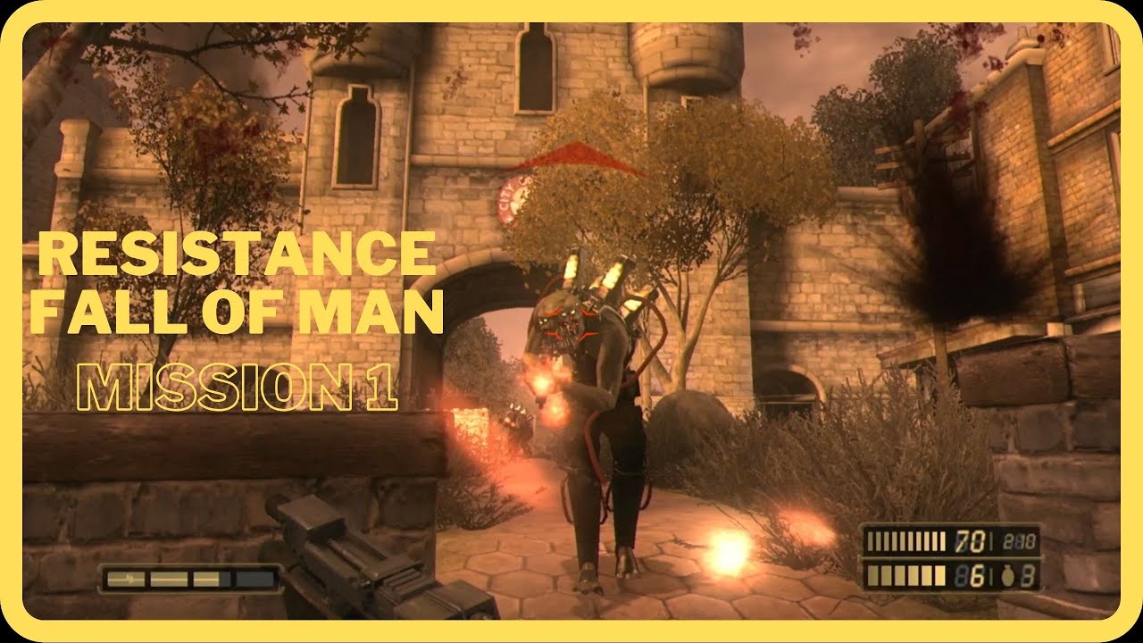 Resistance Fall of Man Level 1 The Gauntlet No Commentary Walkthrough Video