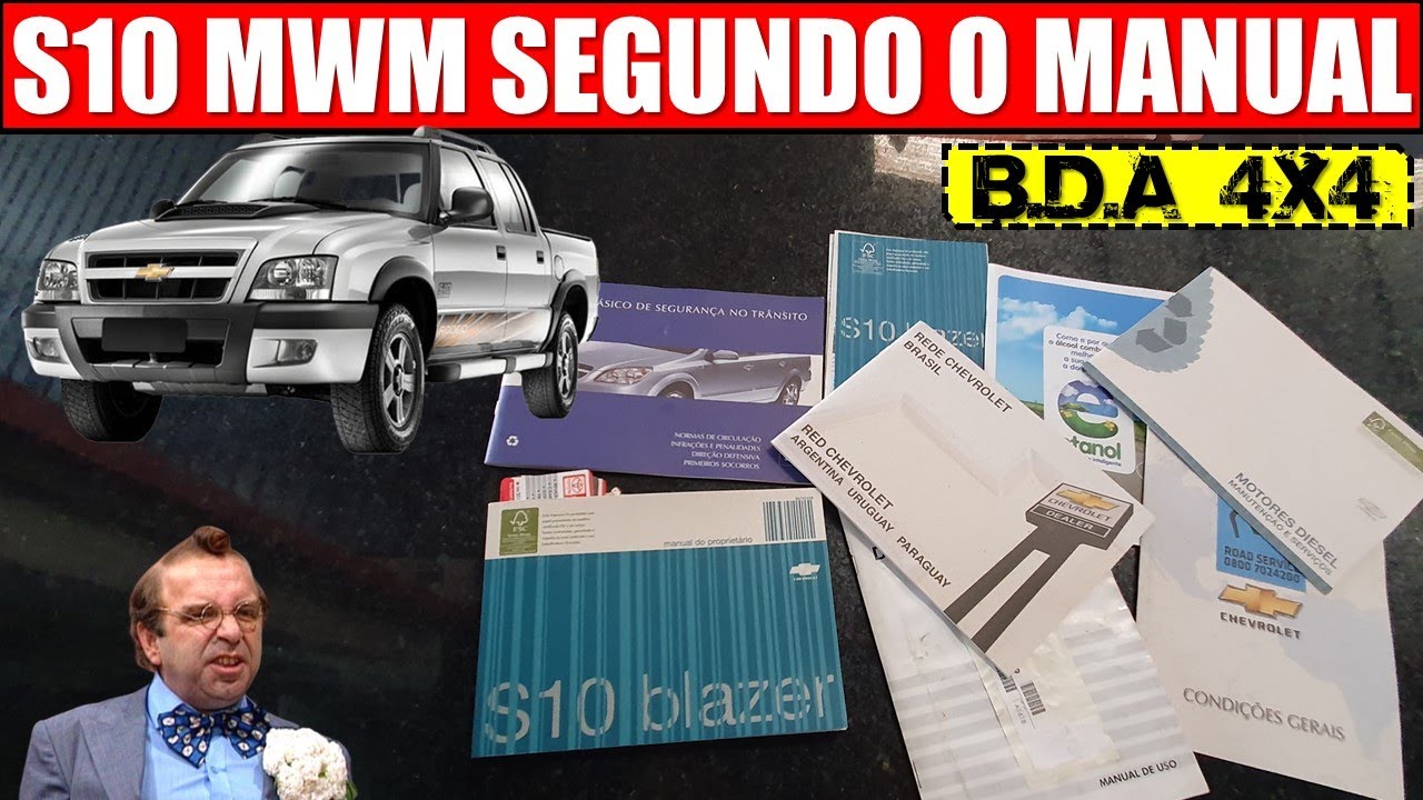 EP. 772// S10 2009 MWM Entendendo MANUAL! Motor MWM baixa ÓLEO? Qual ângulo d alinhamento suspensão?