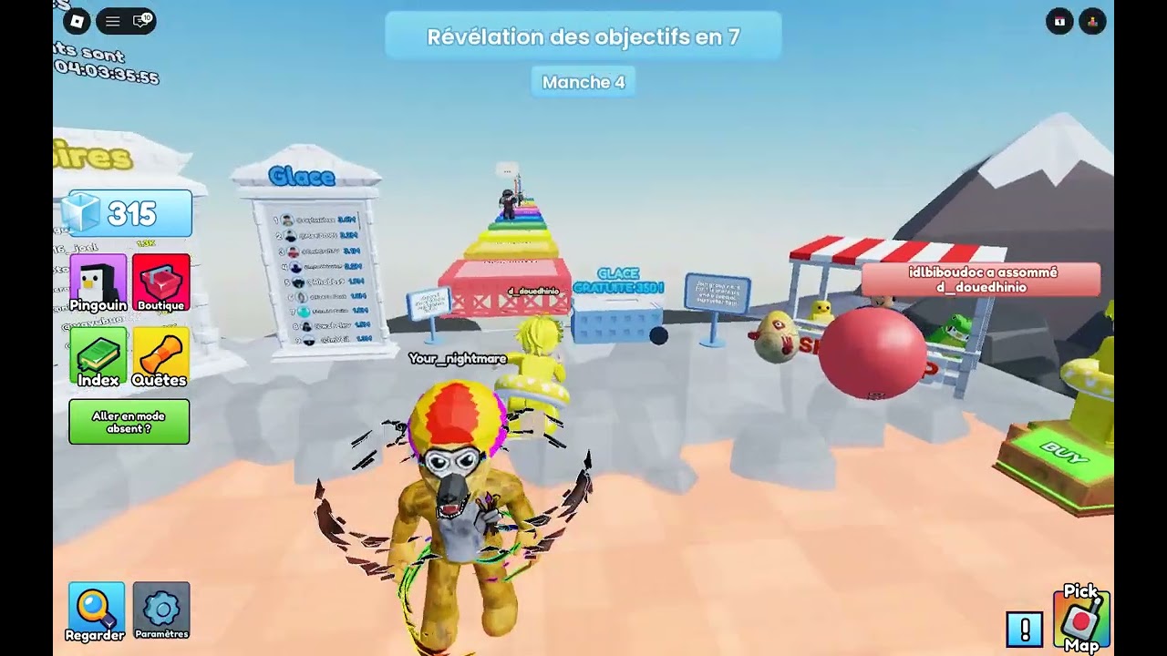 knocout jeu de pingoun c'est incroyable