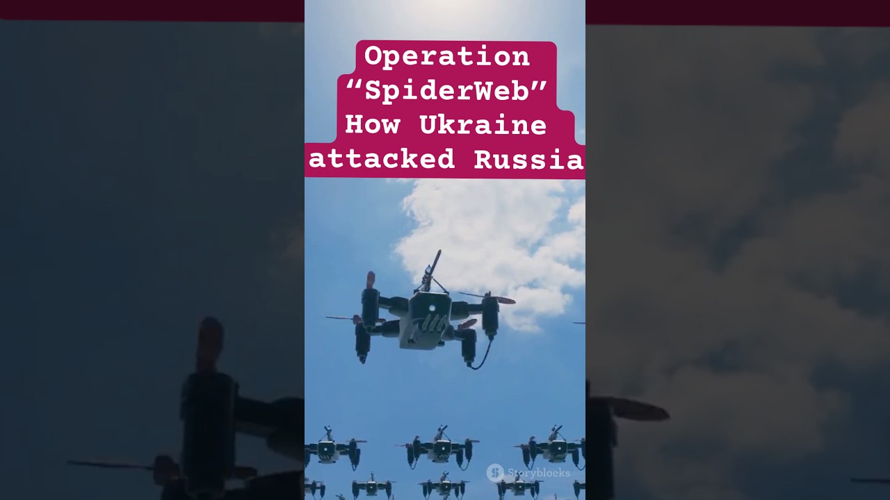 Operation Spider&rsquo;sWeb #ukraine #russia #warzone #war #drone #spiderweb  #sbu #russiaukrainewar