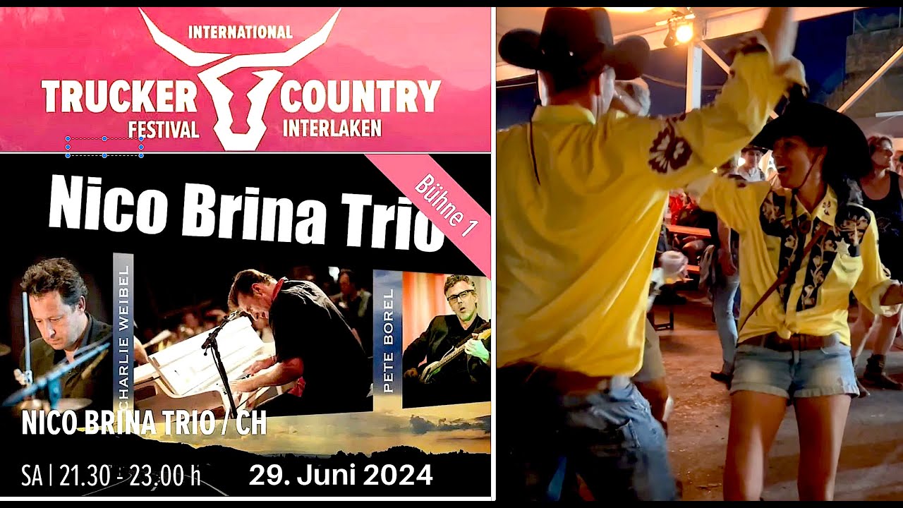 NICO BRINA TRIO - Before you accuse me COUNTRY & TRUCKER FESTIVAL Interlaken 2024