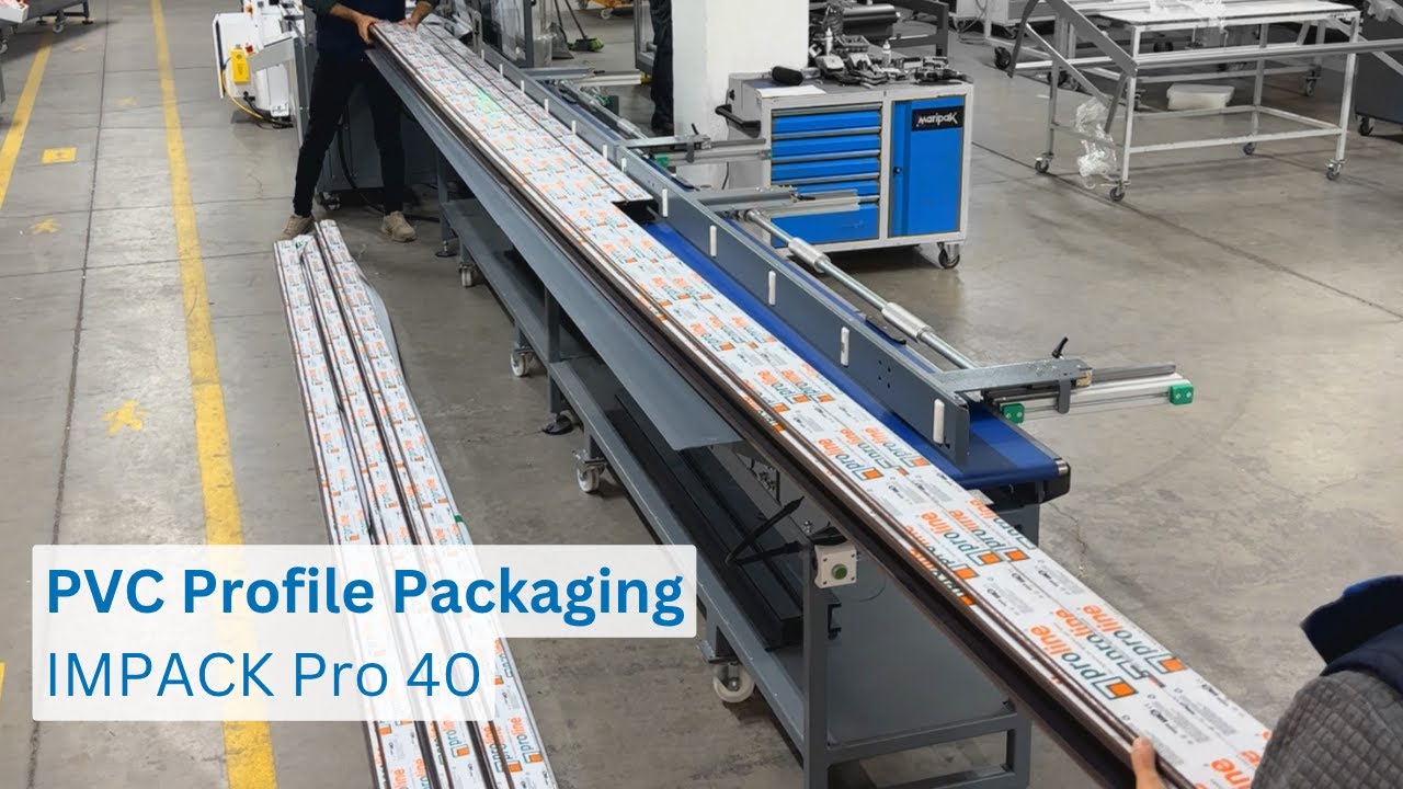 PVC Profile Packaging with Orbital Tape Bander