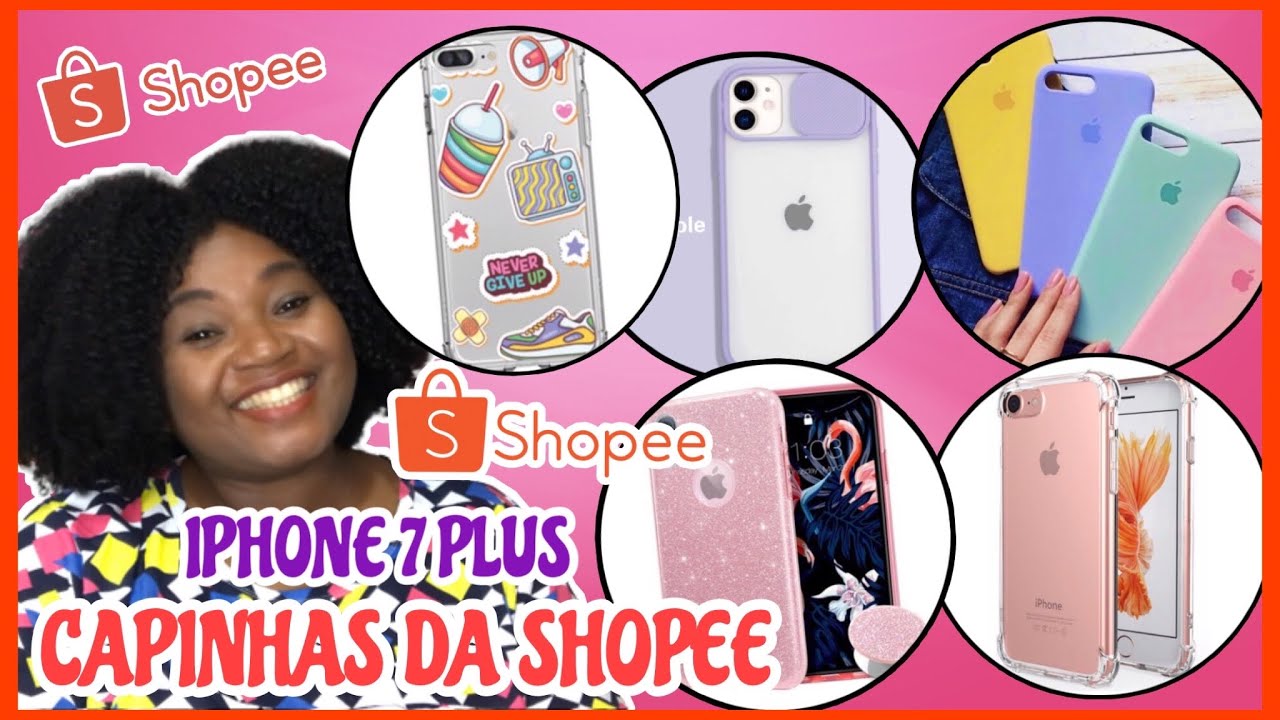 COMPRAS NA SHOPEE CAPINHAS DO IPHONE 7 PLUS|MUITO BARATO#08