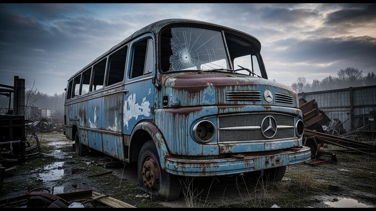 ASMR Car Restoration! 1965 Mercedes O321H Full Restoration