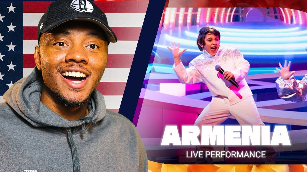 AMERICAN REACTS To Leo - Cosmic Friend (LIVE) | Armenia 🇦🇲 | Junior Eurovision 2024 | #JESC2024