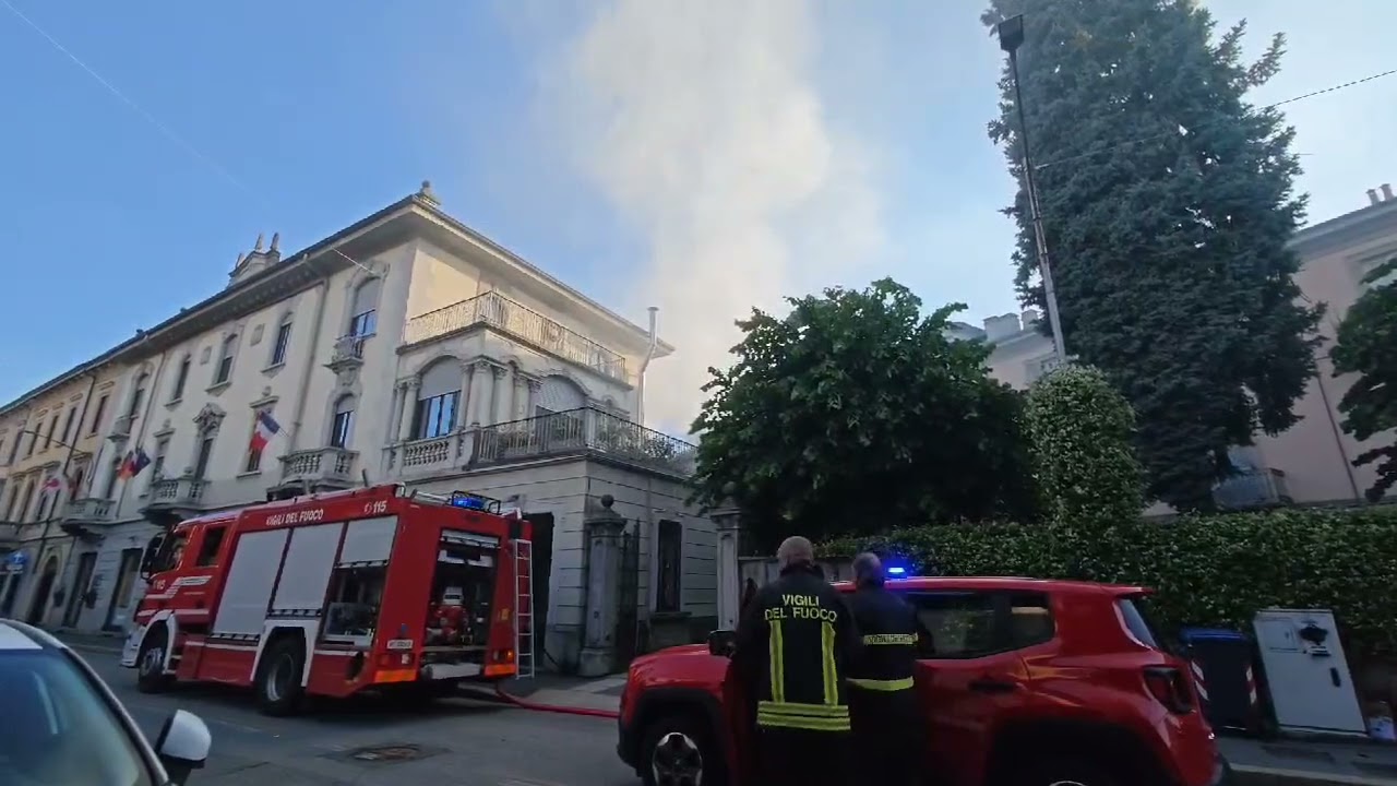 Varese | Fiamme nel centro storico | 28/09/2024