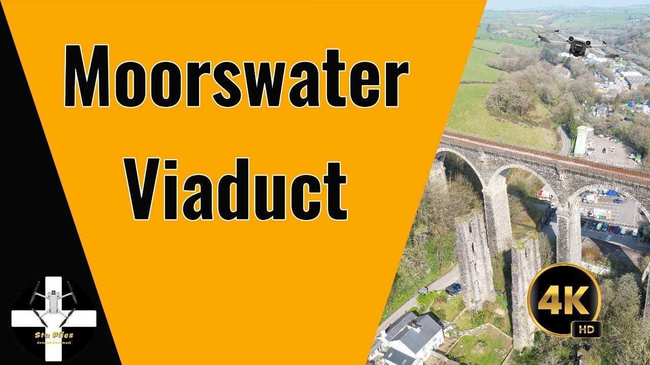 The mesmerizing views of Moorswater Viaduct with DJI Mini 3 Pro