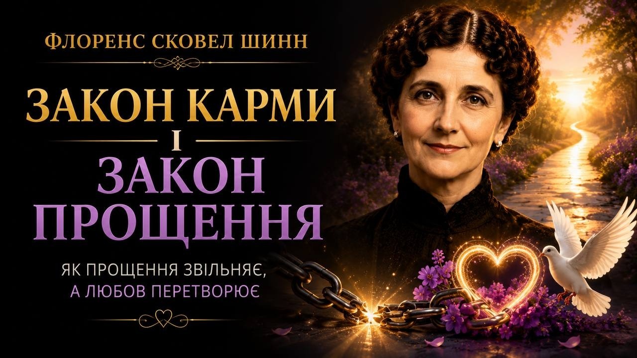 ЗАКОН КАРМИ ТА ЗАКОН ПРОЩЕННЯ - ФЛОРЕНС СКОВЕЛ ШИНН - ГРА ЖИТТЯ...#аудіокнигаукраїнською #силавтобі