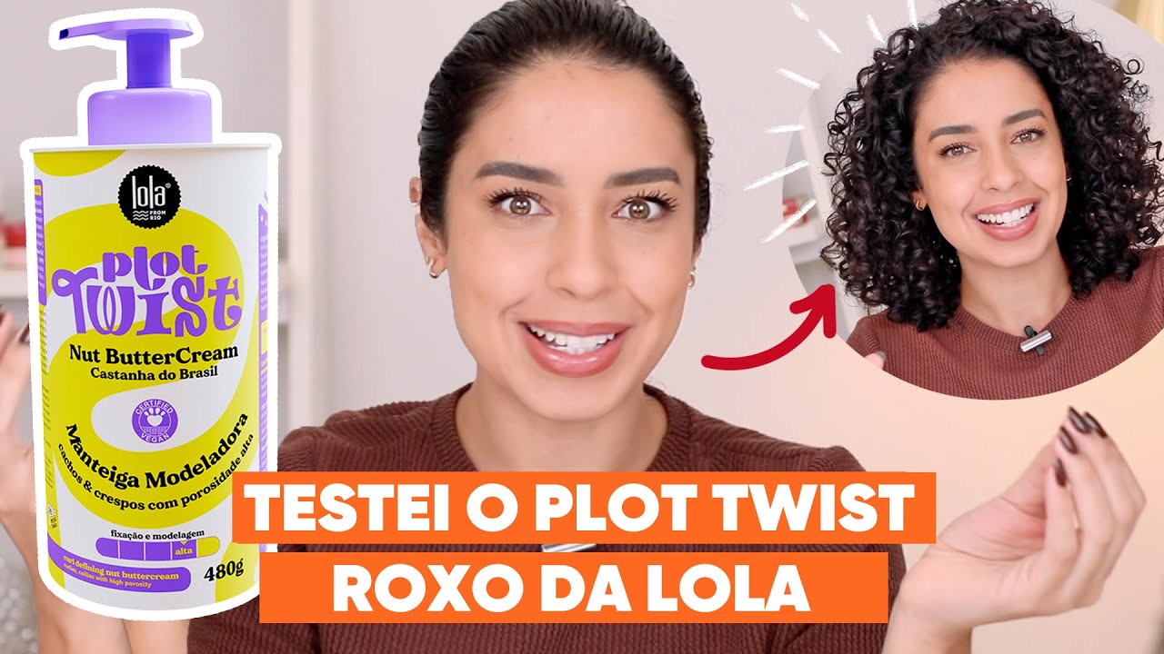 FINALIZAÇÃO PRA CABELO POROSO - TESTEI O CREME PLOT TWIST DA LOLA | JULIANA LOUISE