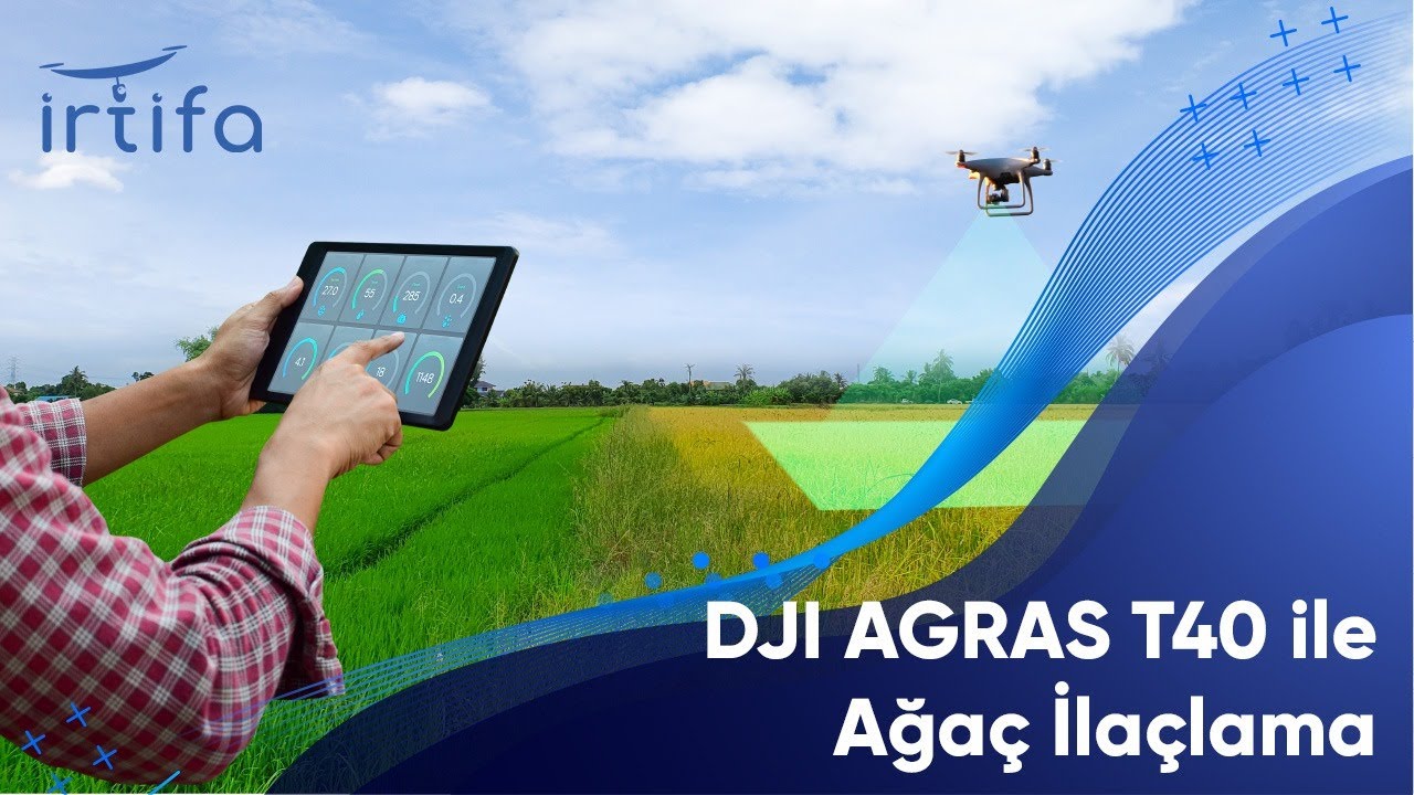 DJI AGRAS T40 ile Ağaç İlaçlama