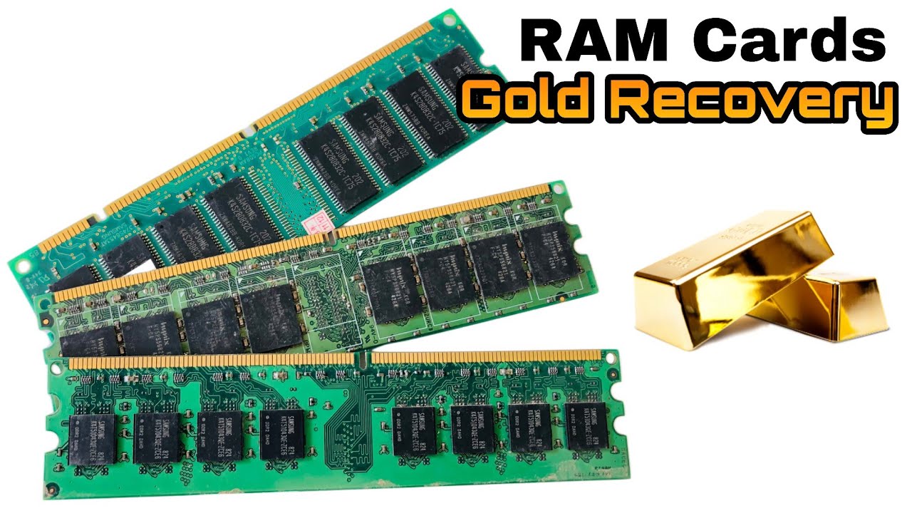 RAM Card Gold Recovery | Recover Gold From Computer RAM | Gold Recovery