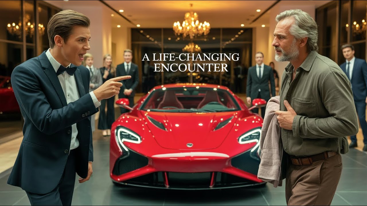 REVEALED: THE INCREDIBLE MOMENT A HUNGRY OLD MAN UNEXPECTEDLY TAMES A MILLIONAIRE'S FERRARI!