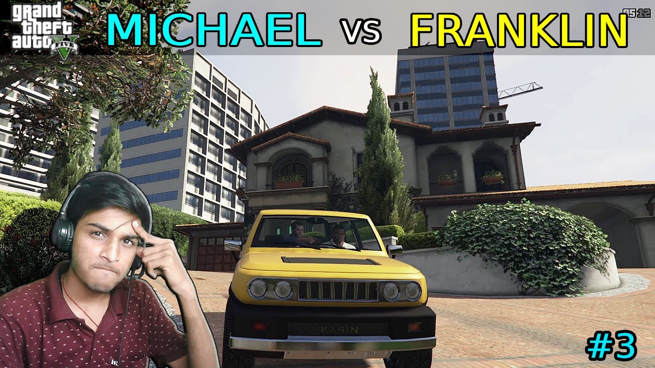 Michael vs Franklin 😱 Michael Ke Ghar Se Car Chori! | GTA 5 Episode 3 Hindi Gameplay