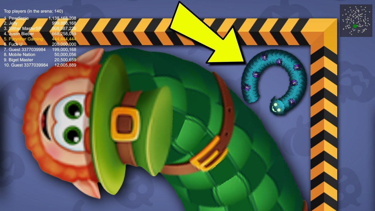 Worms Zone io Control Map Record Secret Level Unlocked New Skin 2022