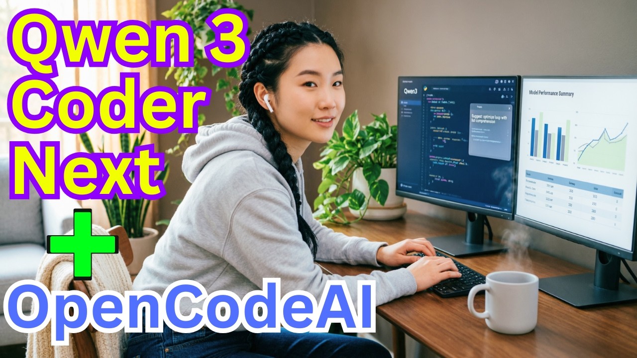Qwen 3 Coder Next с OpenCode &mdash; локальный агентный ИИ, который умеет гораздо больше, чем просто пи...