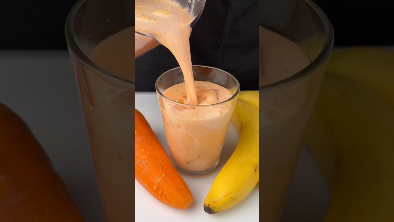 ЛУЧШИЙ Рецепт молочного коктейля с морковью и бананом, который вам нужно попробовать СЕЙЧАС