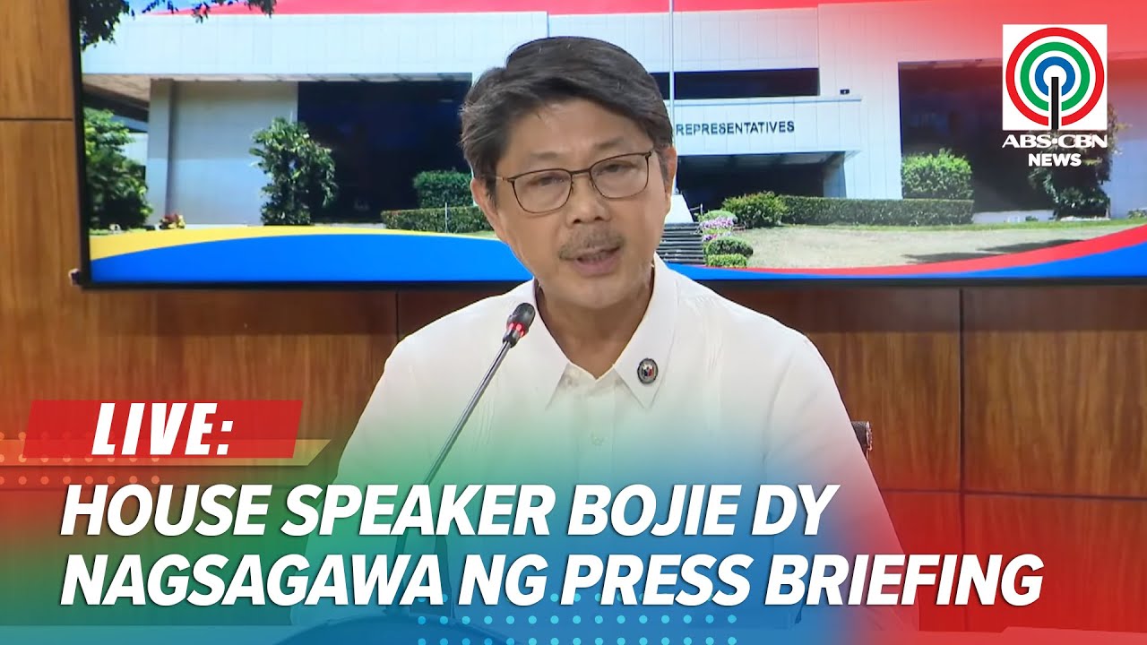 LIVE: House Speaker Bojie Dy holds press conference | September 29