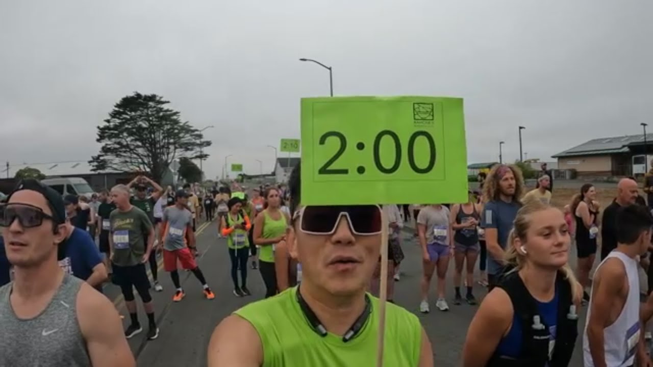 2024 Humboldt Bay marathon, 2:00 Pacemaker for half course