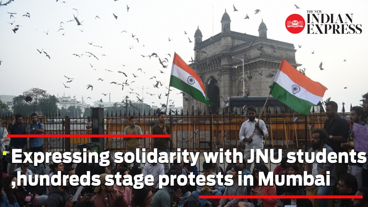 JNU attack: Expressing solidarity with students, hundreds stage protests in Mumbai