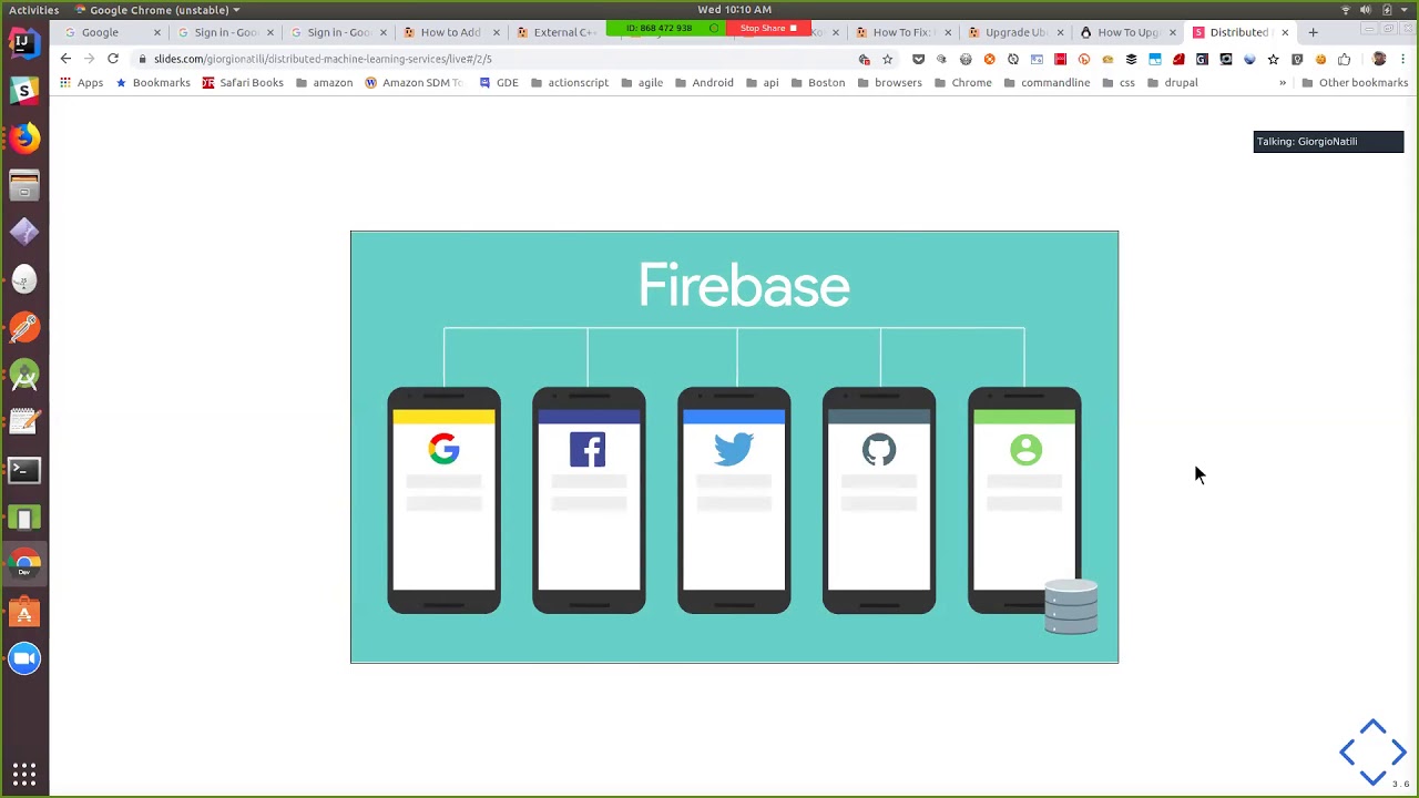 Distributed Machine Learning services and Android