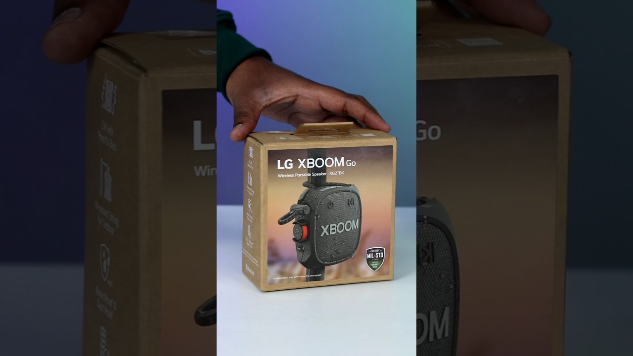 LG XG2T XBOOM Go Bluetooth Speaker | Quick Unboxing Audio Test⚡️Adjustable String #lg #speaker