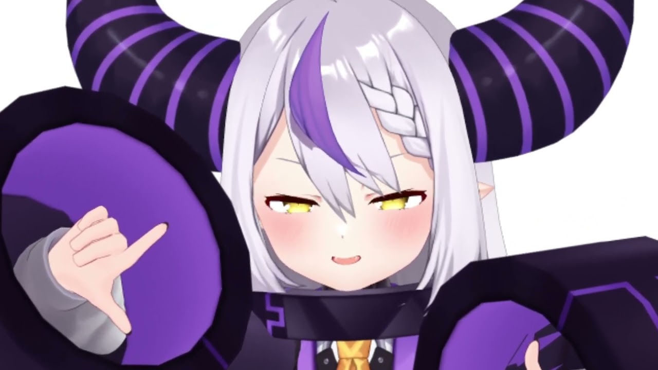 【MMDホロライブ】あなたと画面越し【ラプラス・ダークネス／laplusdarknesss】hololive