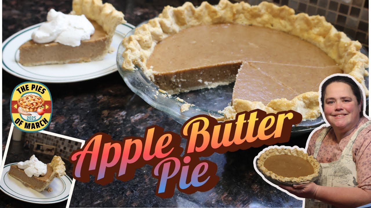 Apple Butter Pie - Easy 6-Ingredient Recipe (Pies of March 2025)