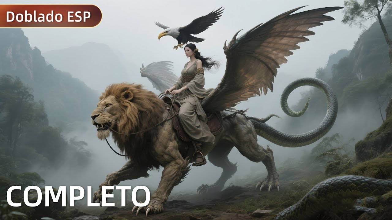 【Doblado al Españo】¡La belleza en realidad está montada en un león mutante con alas y cola!