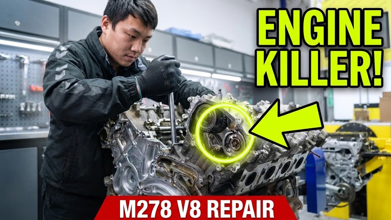 Mercedes M278 V8 Engine OVERHAUL: Fixing Cylinder Scoring & Oil Consumption (S, G, GL Class)