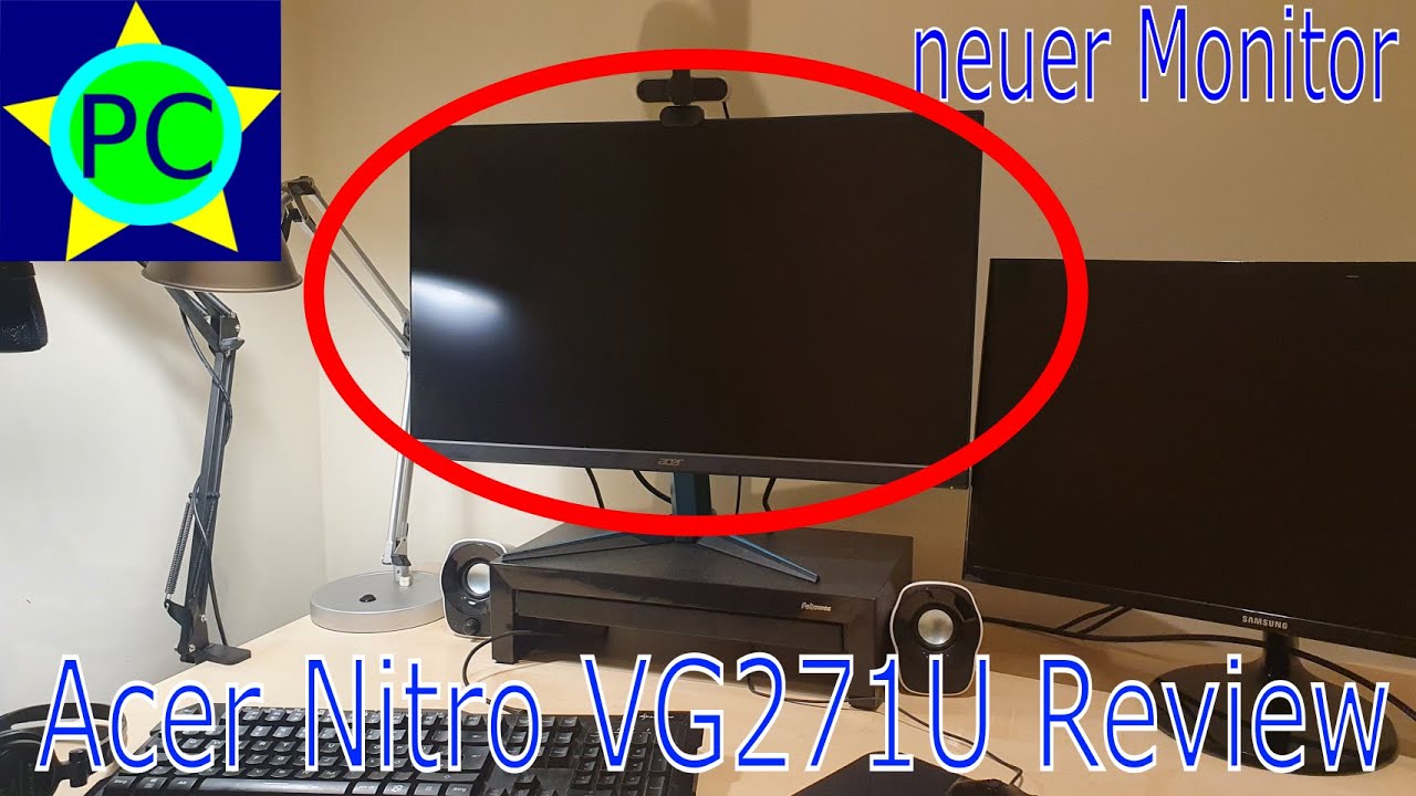 Mein neuer Monitor! | Acer Nitro VG271U Review| PC-Maniac