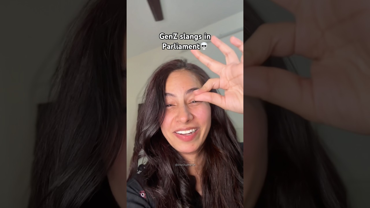 From protest to parliament, Gen Z lingo is everywhere🤣 #genz #parliament #ytshorts #shorts