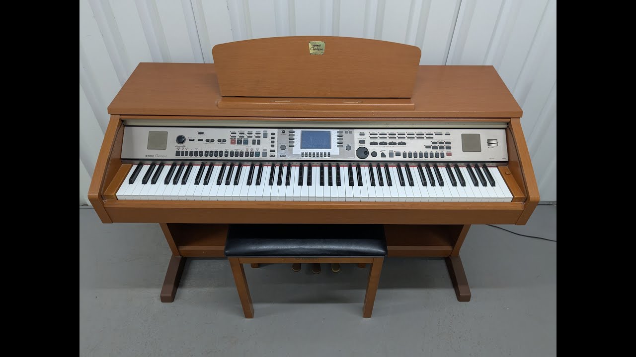 Yamaha Clavinova CVP-301 Digital Piano / arranger and stool cherry wood stock 
