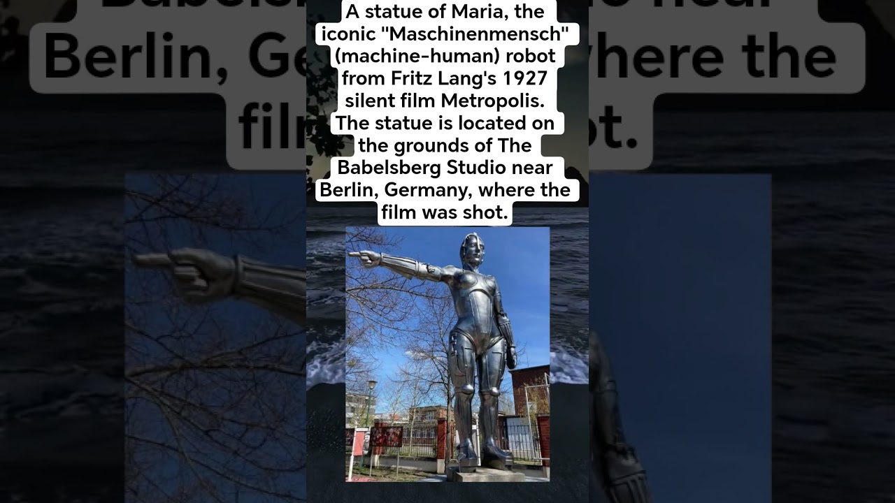 the iconic "Maschinenmensch" (machine-human) robot from Fritz Lang's 1927 silent film Metropolis